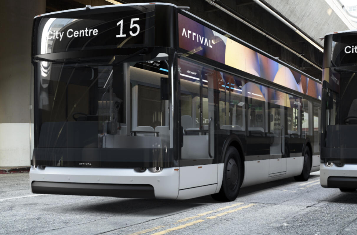 Arrival Bus: electric bus exterior