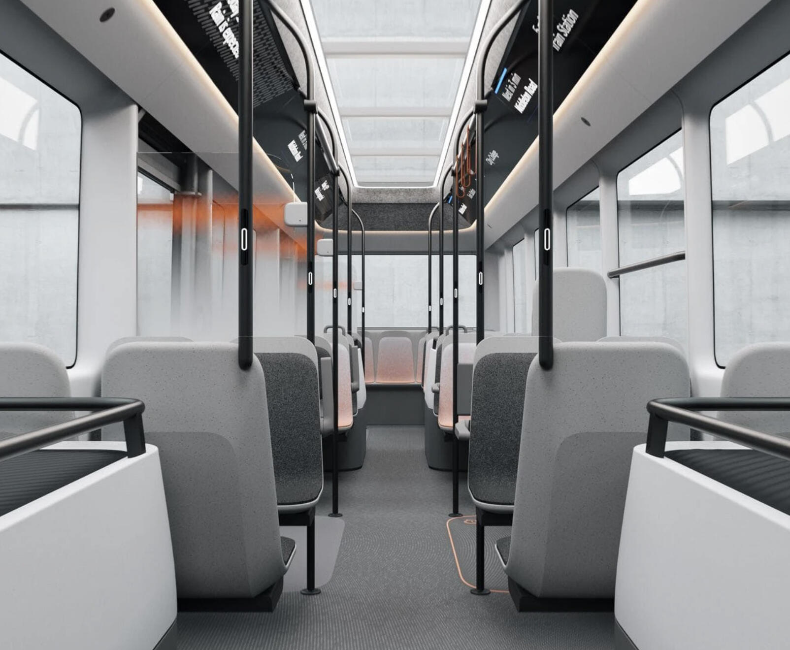 Arrival BUS interior