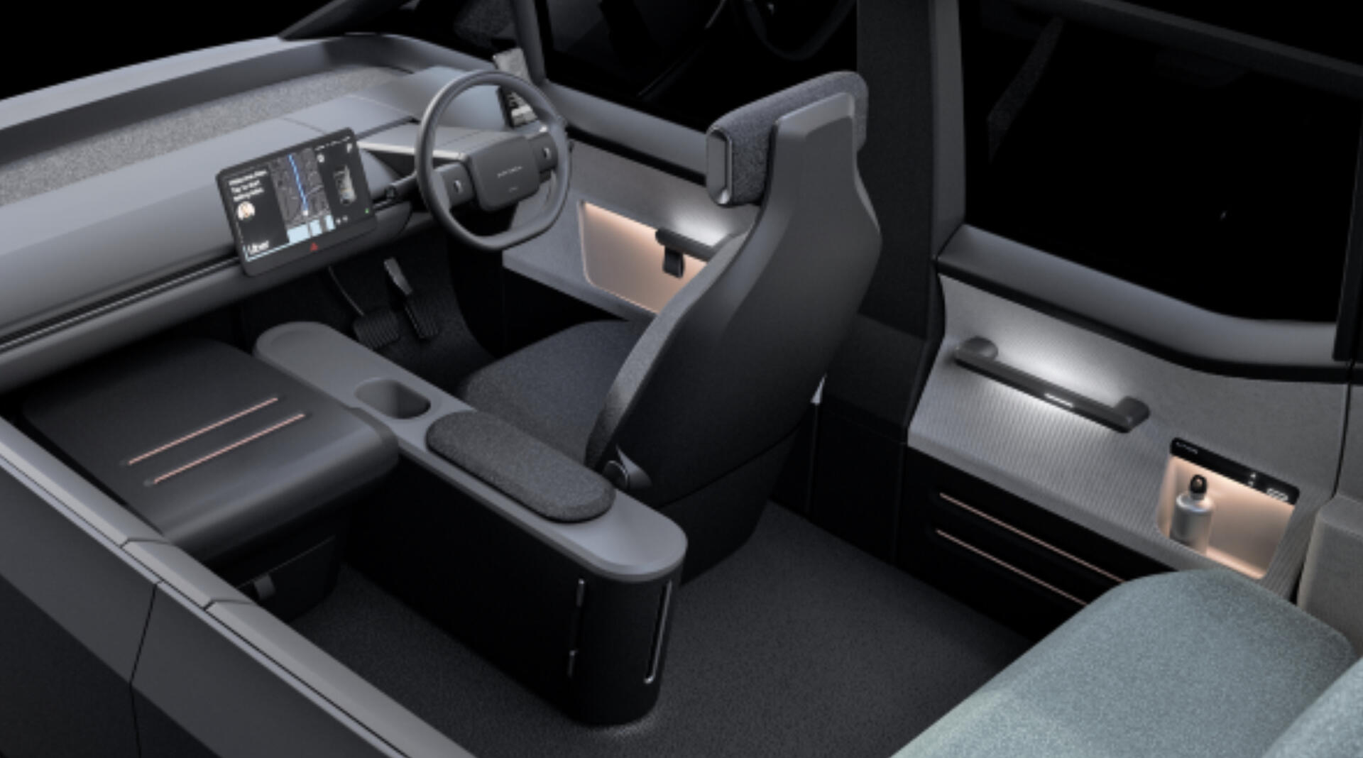 Arrival Car: cabin and seating design